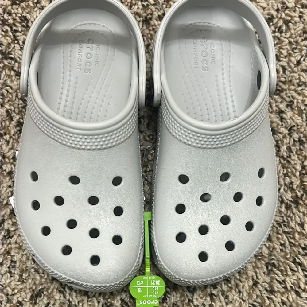 CROCS Kids Classic Sandals - Light Gray